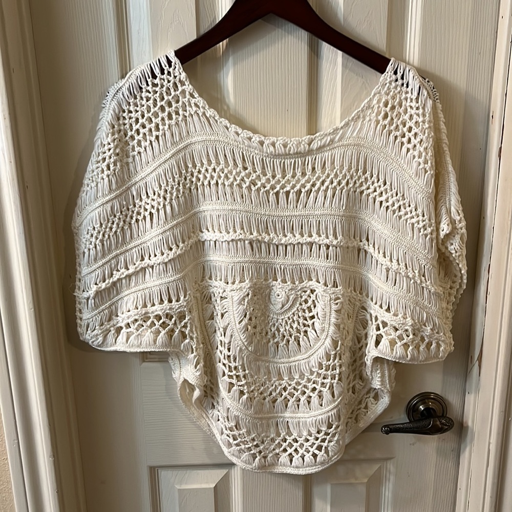 Zara Basic Pullover Poncho Size Small - image 3